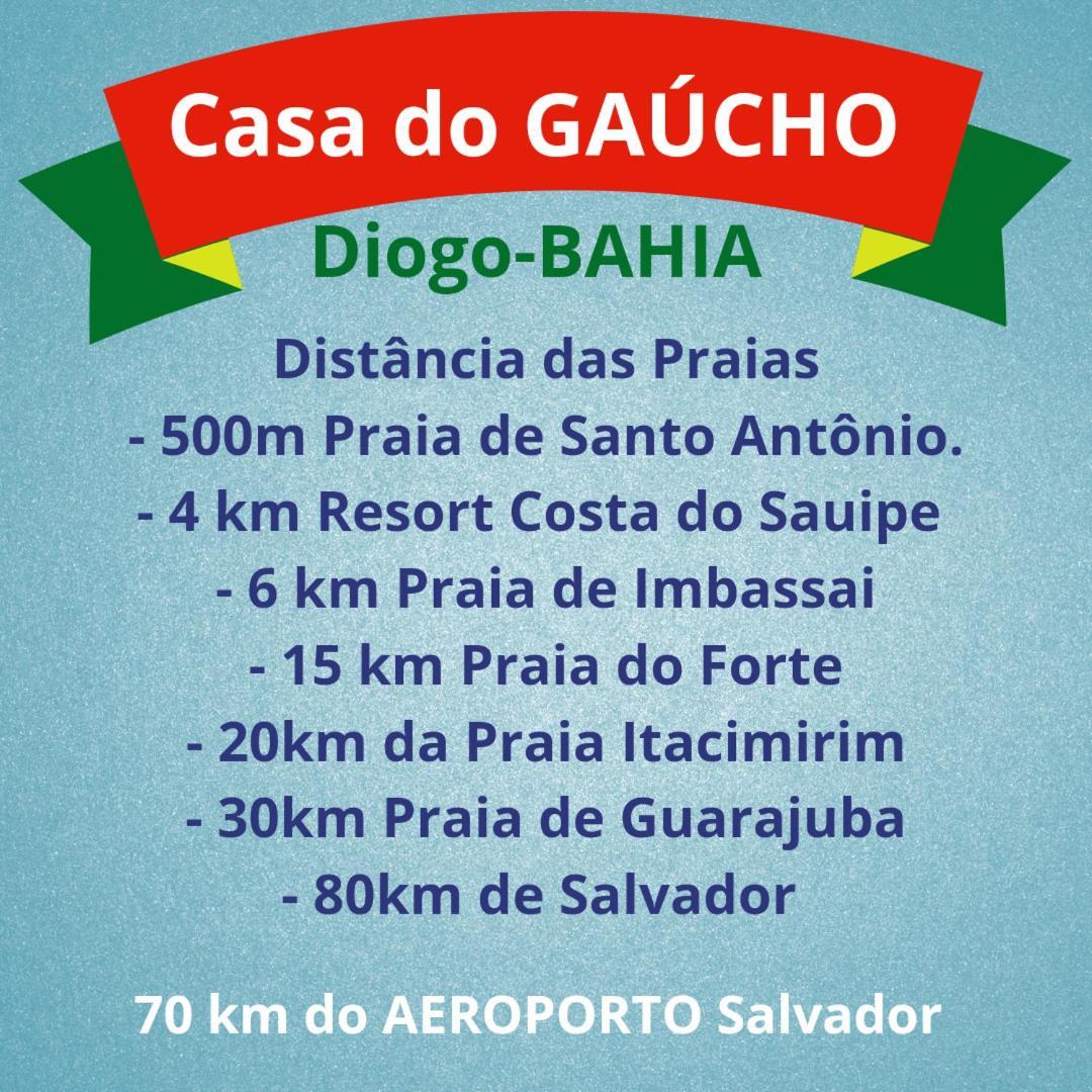 Casa Praia Gaucho Santo Antonio Diogo Mata de Sao Joao Ruang foto